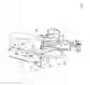 Fig. 09 - Convertible vehicle comprising an upwardly projecting pillar part of the roof