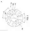Fig. 02 - Three-phase motor stator