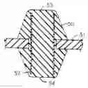 Fig. 01 - Conductive particle filled polymer electrical contact