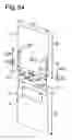 Fig. 35 - Antenna apparatus provided with electromagnetic coupling adjuster and antenna element excited through multiple feeding points