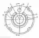 Fig. 01 - Rotary encoder having at least one depression area formed continuously with a defined depth along the periphery of a bearing fixation region