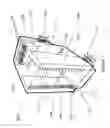 Fig. 02 - Noiseproofed and ventilated air intake chamber for electronics equipment enclosure