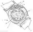 Fig. 01 - Wristwatch with movable movement case
