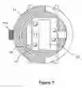 Fig. 08 - Wristwatch with movable movement case