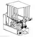Fig. 01 - Device for dispatching resin cartridges for a bolting device