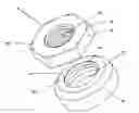 Fig. 01 - TWO PIECE, FREE RUNNING, PREVAILING TORQUE NUT