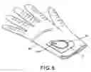 Fig. 06 - Golf glove with a mark positioning device