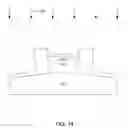 Fig. 15 - Method of manufacturing a wrap around shield for a perpendicular write pole using a laminated mask with an endpoint detection layer