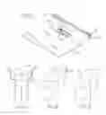 Fig. 02 - Drain grate filter assembly with compressible anchors