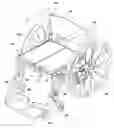 Fig. 01 - Collapsible Wheelchair Frame Assembly