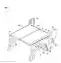 Fig. 04 - Collapsible Wheelchair Frame Assembly
