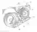 Fig. 01 - Snow and debris deflector for a track system