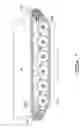 Fig. 08 - Snow and debris deflector for a track system
