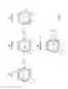 Fig. 02 - Electronic watch with indication of the direction of a pre-programmed geographical place