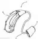 Fig. 01 - Hearing aid and an ear piece for a hearing aid