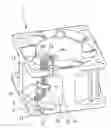 Fig. 01 - Heat dissipating fan with wire retaining device