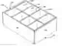 Fig. 01 - Base sheet of corrugated cardboard or other stiff sheet material for use in forming various three-dimensional articles, and kit including same