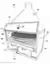 Fig. 01 - Barbeque oven with rotating cooking tray