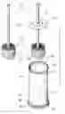 Fig. 01 - Container for toilet brush