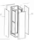Fig. 01 - Cabinet Facilitating Storage, Transport, and Assembly and Its Packing Method