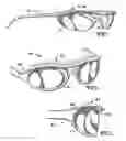 Fig. 06 - Eyewear with forehead-ventilating provisions