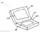 Fig. 01 - Folding electronic device with continuous display