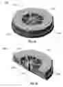 Fig. 16 - Heat transfer device in a rotating structure