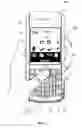 Fig. 07 - On-screen cursor navigation delimiting on a handheld communication device