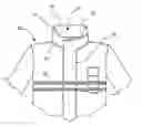 Fig. 01 - Collar configuration for firefighter garment