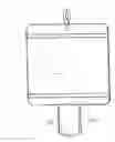 Fig. 01 - Fabric rectangle with pendent compartment and carrier made therefrom
