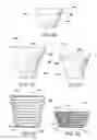Fig. 14 - Collapsible and/or erectable floral containers