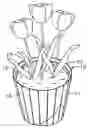 Fig. 01 - Collapsible and/or erectable floral containers