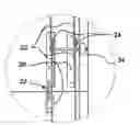 Fig. 01 - Mechanism for the operation of multiple panels door with increased insulating properties