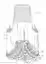 Fig. 01 - Drill bit and cutter element having chisel crest with protruding pilot portion