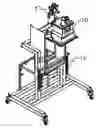 Fig. 01 - Vacuum transfer apparatus having load isolation weighing system including a rigid pipe section pivotally mounted to a support frame