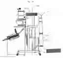 Fig. 08 - Vacuum transfer apparatus having load isolation weighing system including a rigid pipe section pivotally mounted to a support frame