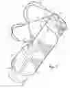Fig. 02 - Golf bag with strap guide assembly