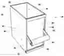 Fig. 01 - Dispenser system with seal on sliding door