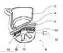Fig. 01 - Heating device for an inductive cooking device