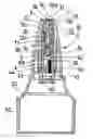 Fig. 01 - Push-button nozzle for liquid product dispenser