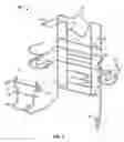 Fig. 04 - Wire rack for mounting an iron on a wall