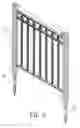 Fig. 07 - Enclosed fence/railing set
