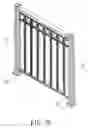 Fig. 09 - Enclosed fence/railing set