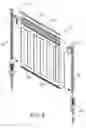 Fig. 10 - Enclosed fence/railing set