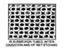 Fig. 01 - Patterned silicon submicron tubes