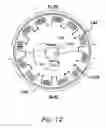 Fig. 09 - Immersed windings, monopole field, electromagnetic rotating machine