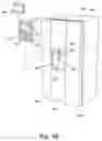 Fig. 45 - Appliance door with a service interface