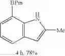Fig. 09 - Process for the preparation of 2-substituted-7-Boryl indoles and compounds