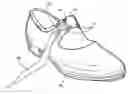 Fig. 01 - Tap shoe with multiple fastening devices and method of providing a shoe that provides the look and feel of a laced and elastically retained shoe