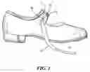 Fig. 03 - Tap shoe with multiple fastening devices and method of providing a shoe that provides the look and feel of a laced and elastically retained shoe